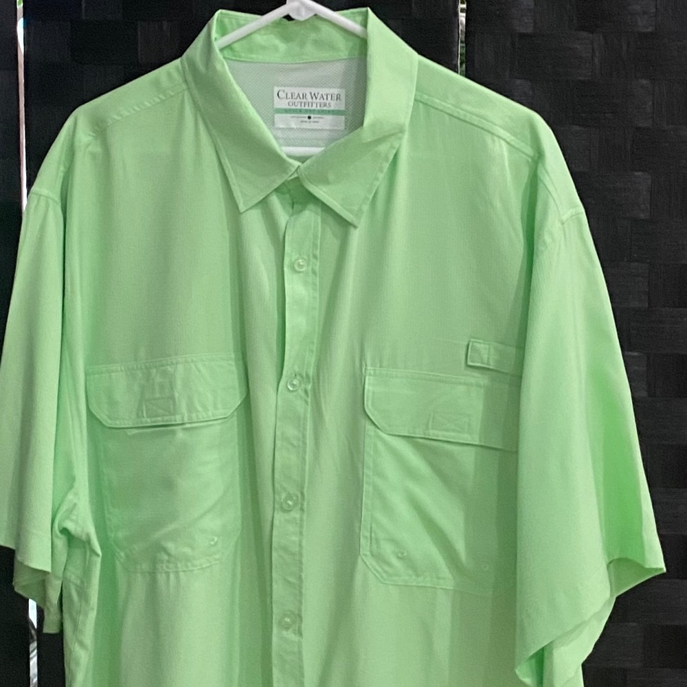Clear Water Outfitters short sleeve angler shirt. Size XXL